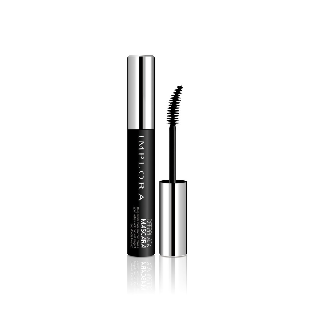 IMPLORA Deep Black Mascara Extra Black BPOM ORI / Maskara Implora BY AILIN