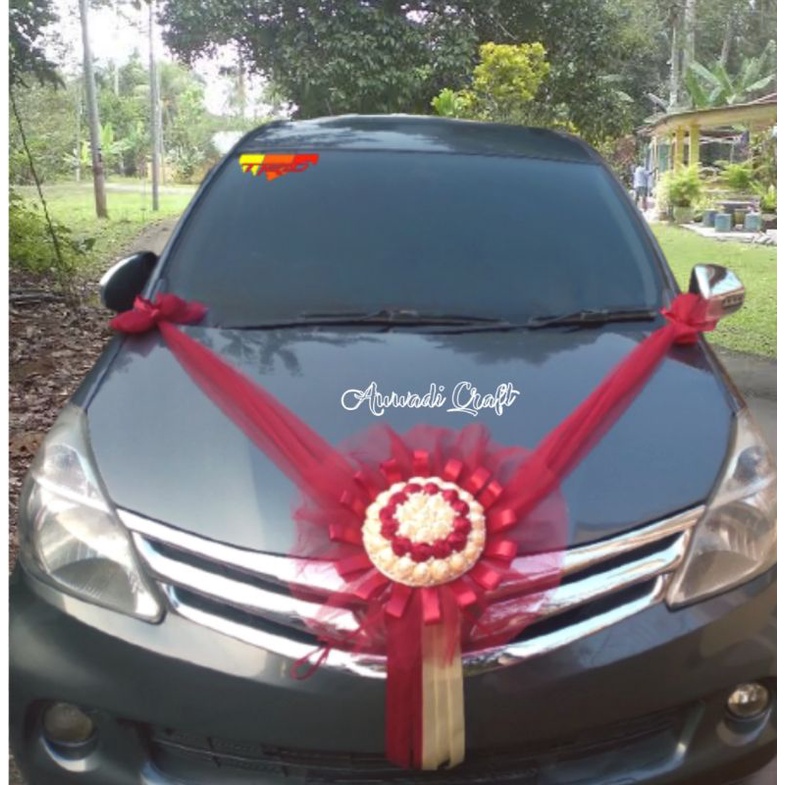 Bunga mobil pengantin / pernikahan