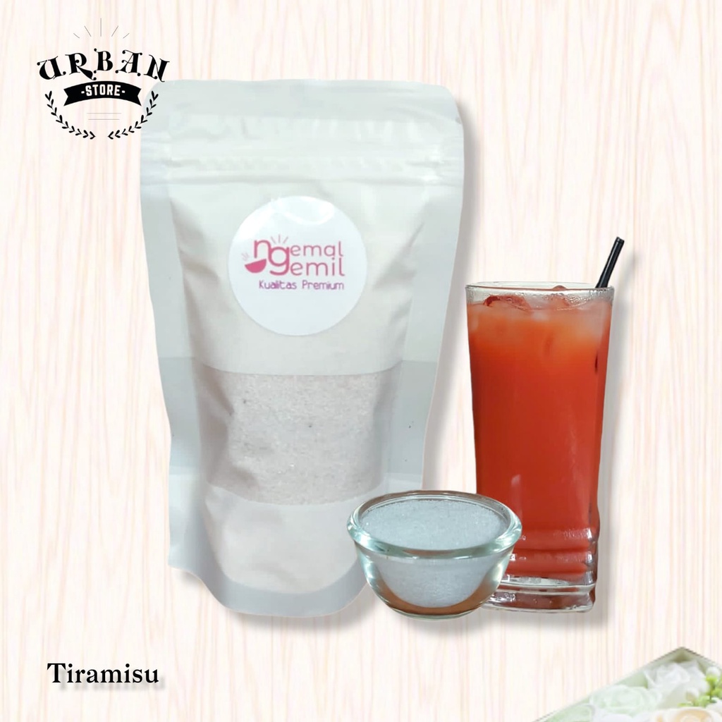 

Minuman Bubuk Rasa Tiramisu // Premium