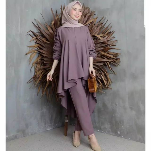 Sadewi set pakaian wanita fashion muslim