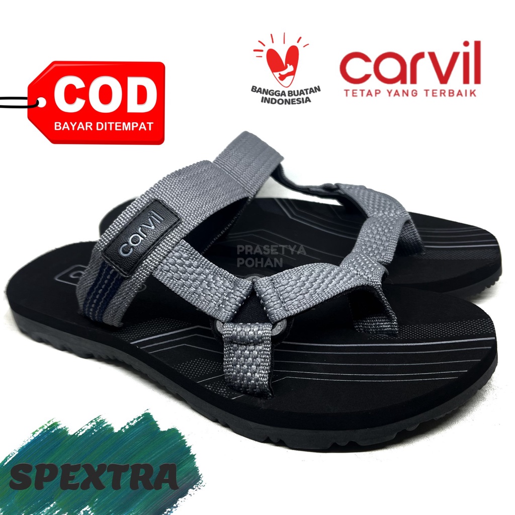 Sandal Pria Carvil Original Anti Air - Sendal Carvil Pria Original Slide dan Jepit