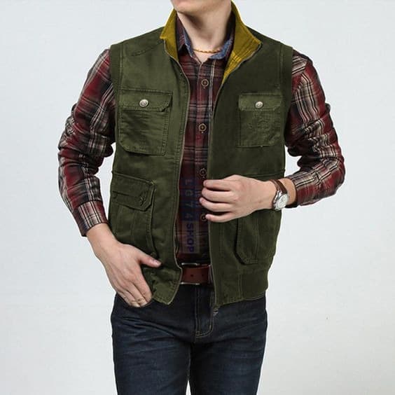 Jaket Rompi Import / Rompi Jeep Outdoor / Rompi Jeep Katun / Vest