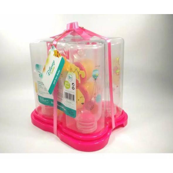 Best Seller.. Botol Susu + Drying Rack Set Disney Isi 4 Winnie The Pooh | Kado Bayi
