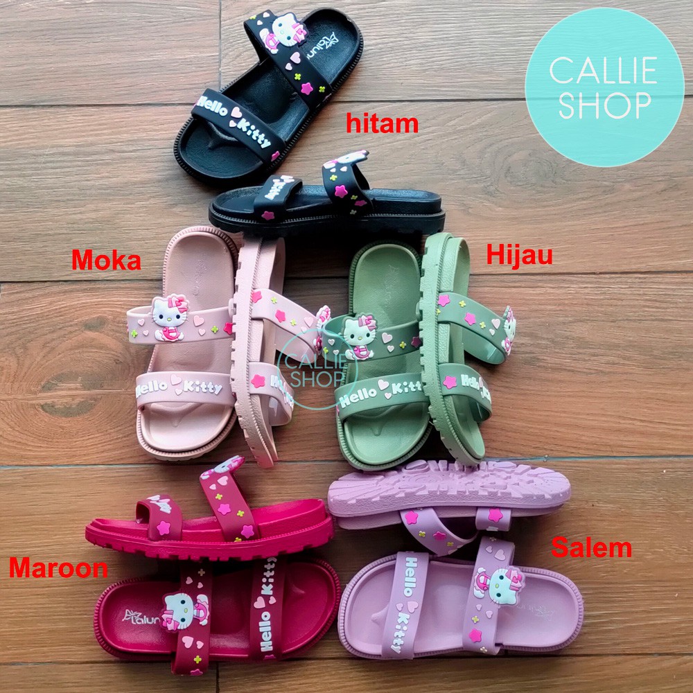 Sandal Jelly Anak Perempuan Jelly Import Sol Tebel Laluna 029-9 Ukuran 24-29 ENA