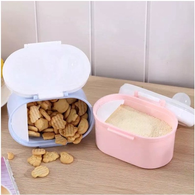TEMPAT PENYIMPANAN SUSU BUBUK BAYI / TEMPAT KOTAK SUSU BUBUK BAYI / BOX TEMPAT KUE DAPUR / STORAGE BOX