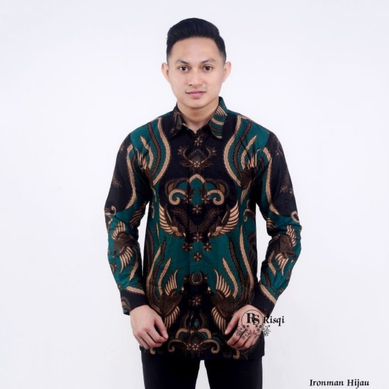 KEMEJA BATIK PRIA LENGAN PANJANG / KEMEJA BATIK MURAH / KEMEJA BATIK PRIA M L XL XXL