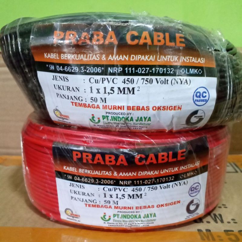 Kabel Praba NYA 1x1,5MM