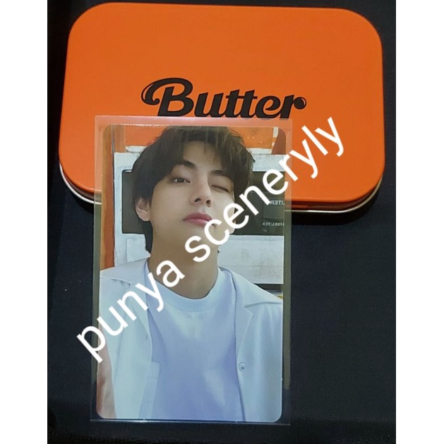 bts pc official butter - v weverse pob+case