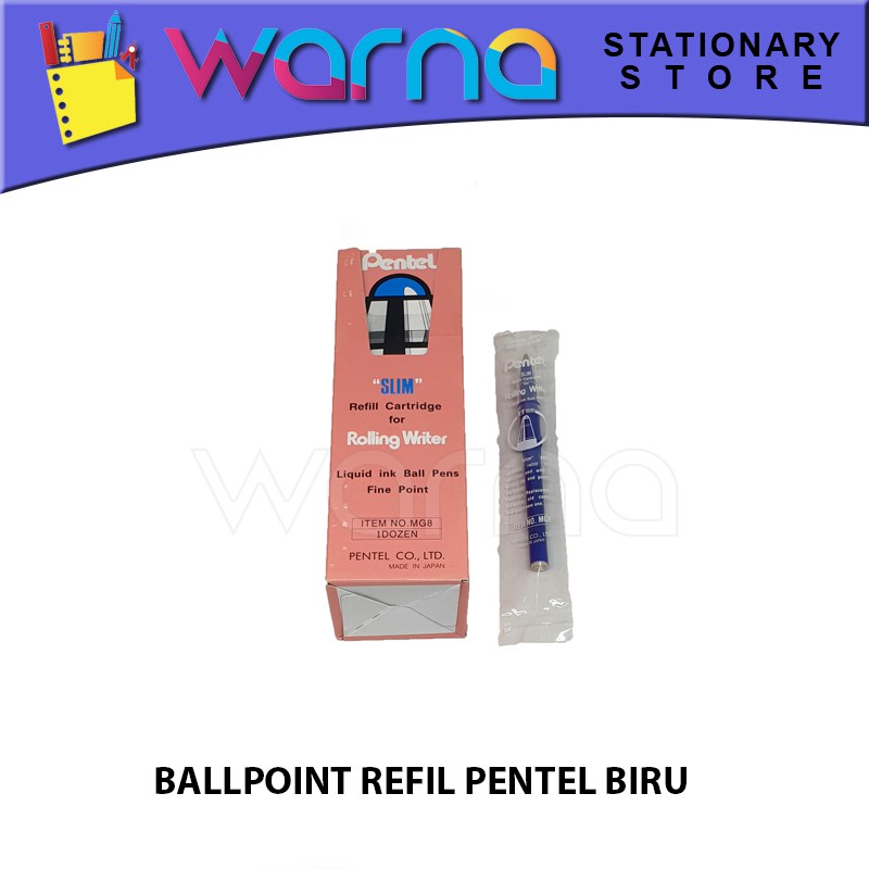 

PEN PULPEN BOLPEN BALLPOINT ISI REFIL PENTEL MG8