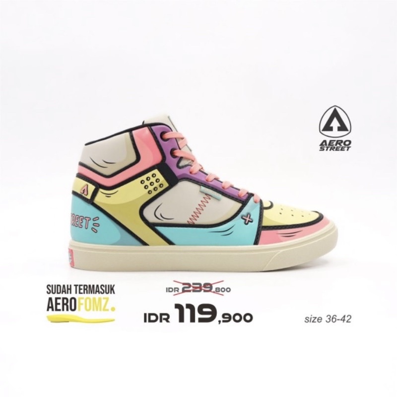 Aerostreet 2D Reborn Pink Kuning Limited - 38