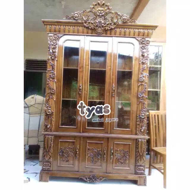 bufet pajangan ukir,mebel jepara,furniture