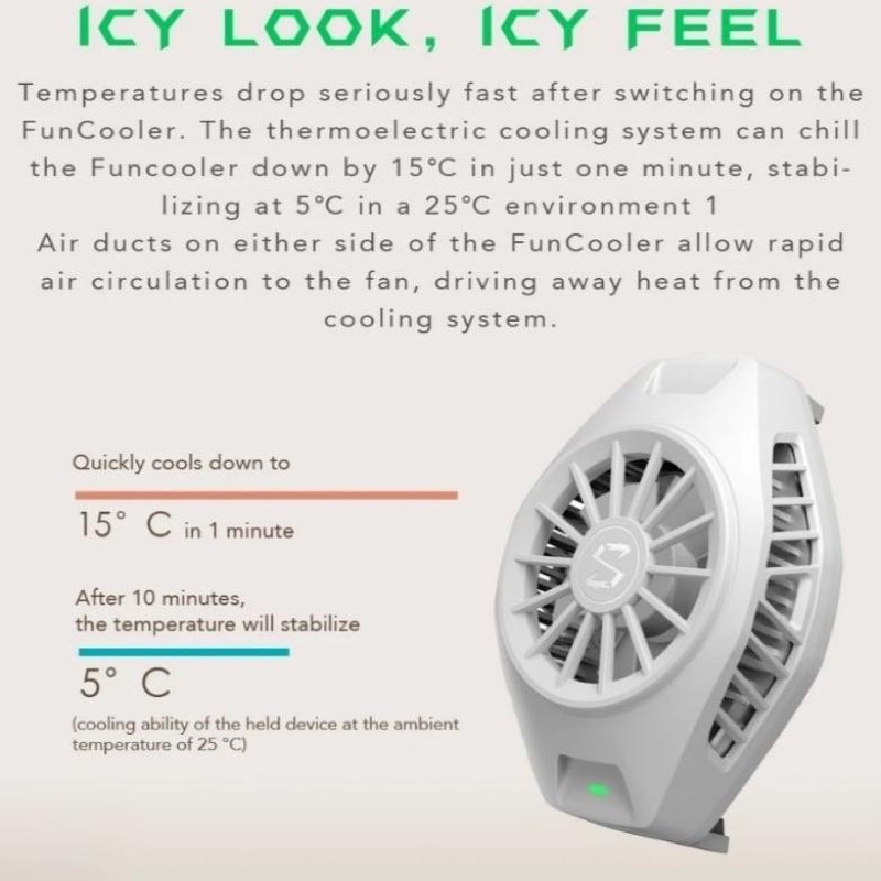 [ART. 517473] Xiaomi Black Shark Funcooler Cooling Fan Kipas Gaming Cooler HP Blackshark Fun Cooler