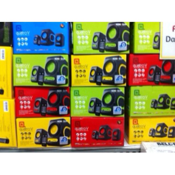 SPEAKER MINI/BOX SONIC GEAR QUARTO V MURAH + REMOTE