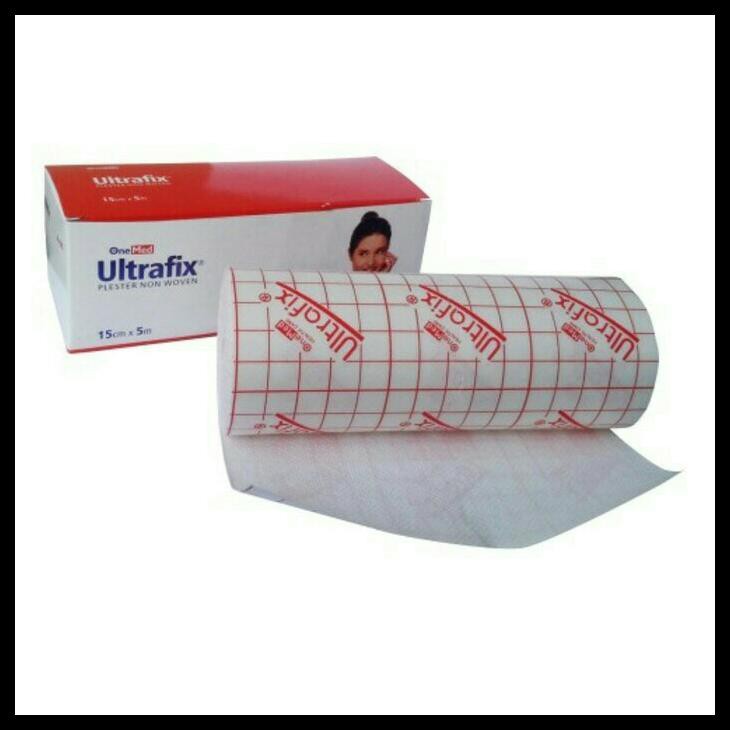 Cod Tape Plester Luka Ultrafix Onemed Flexible Perekat Non Woven Bahan Latex Free Soft 15cmx5m