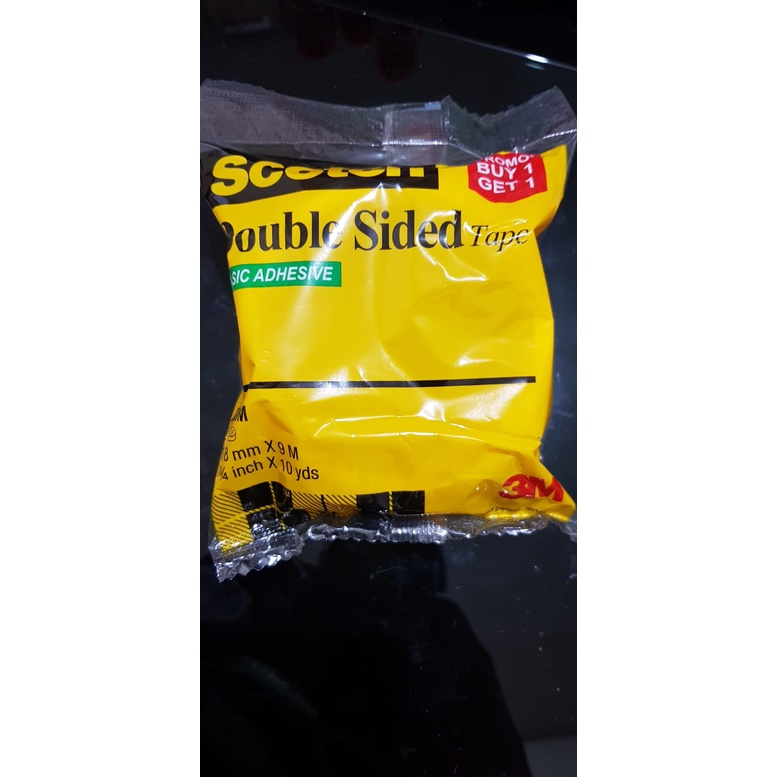 

3M Scotch 200M Double Tape 18mmx10yards isi 2rol