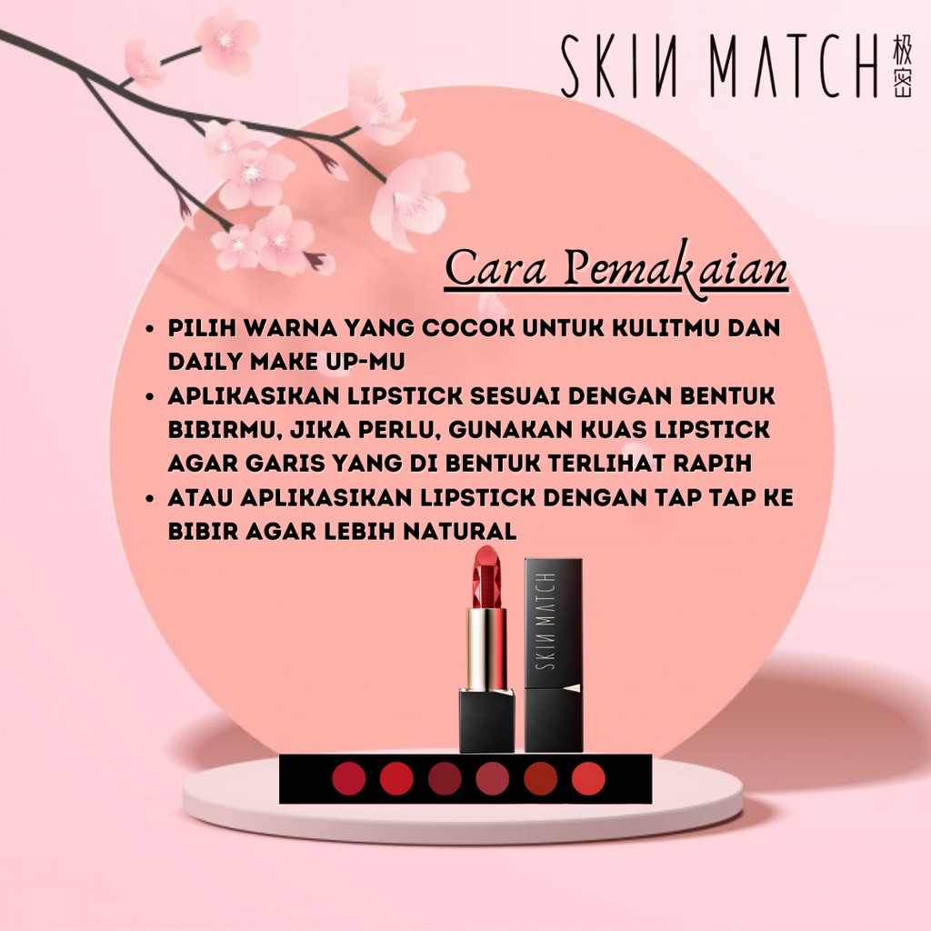 SKIN MATCH True Color Lipstick Matte - Lipstik