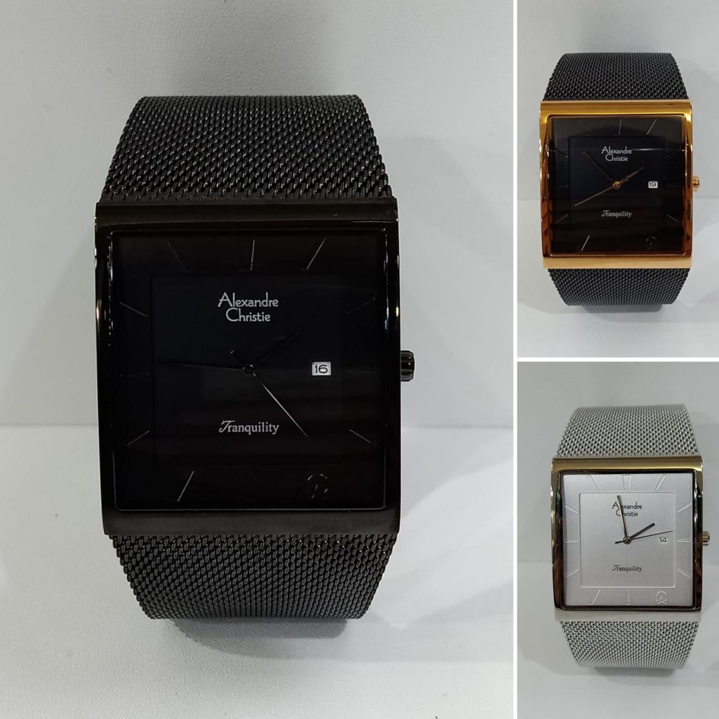 Jam Pria Alexandre Christie AC8333 AC 8333 Original Garansi Resmi Alexander Christie Free Baterai