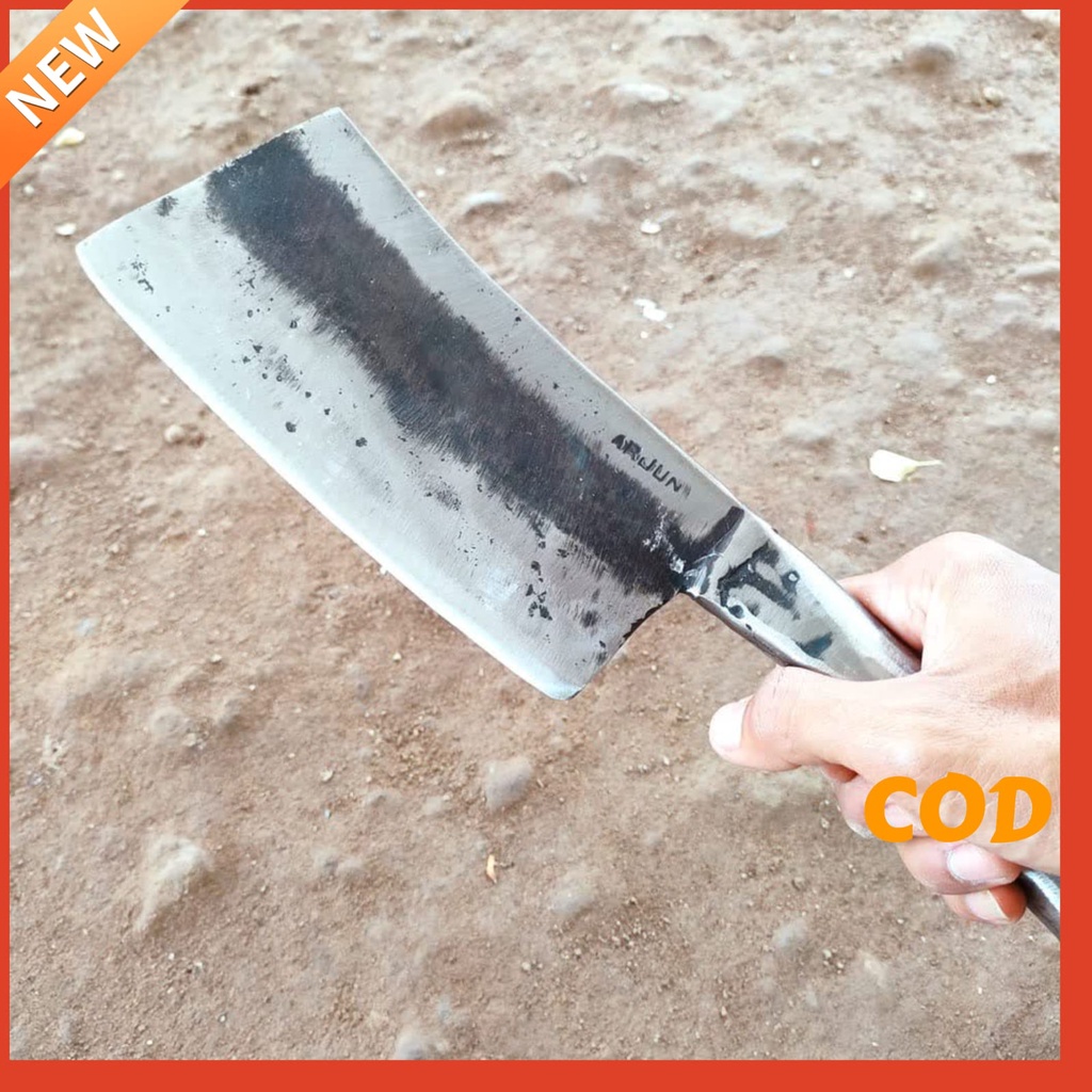 Pisau Daging Sapi Asli Baja Per, Pisau Potong Sayur, Bladok Daging Kambing Cacah Tulang Ayam/bedok i