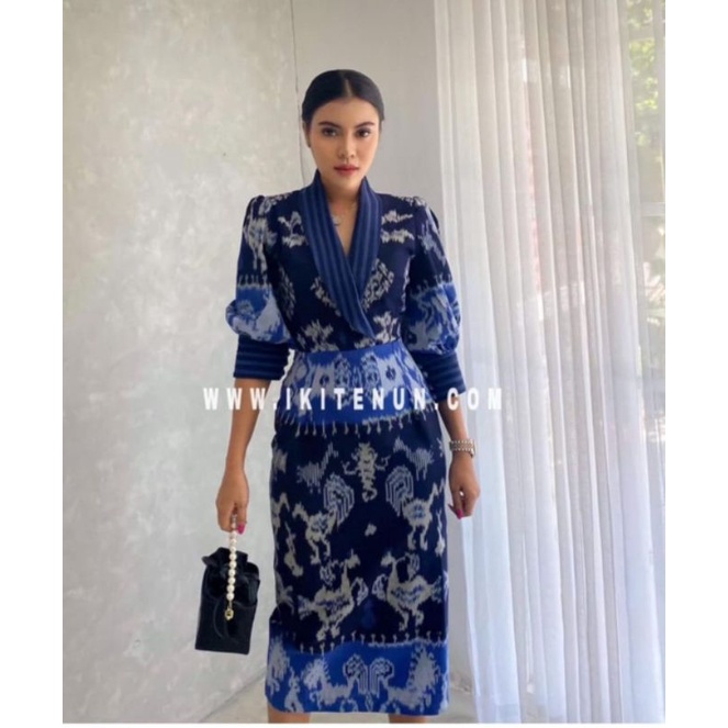 Kain Tenun Dress tenun - Set Baju -baju tenun -Couple tenun -set kondangan