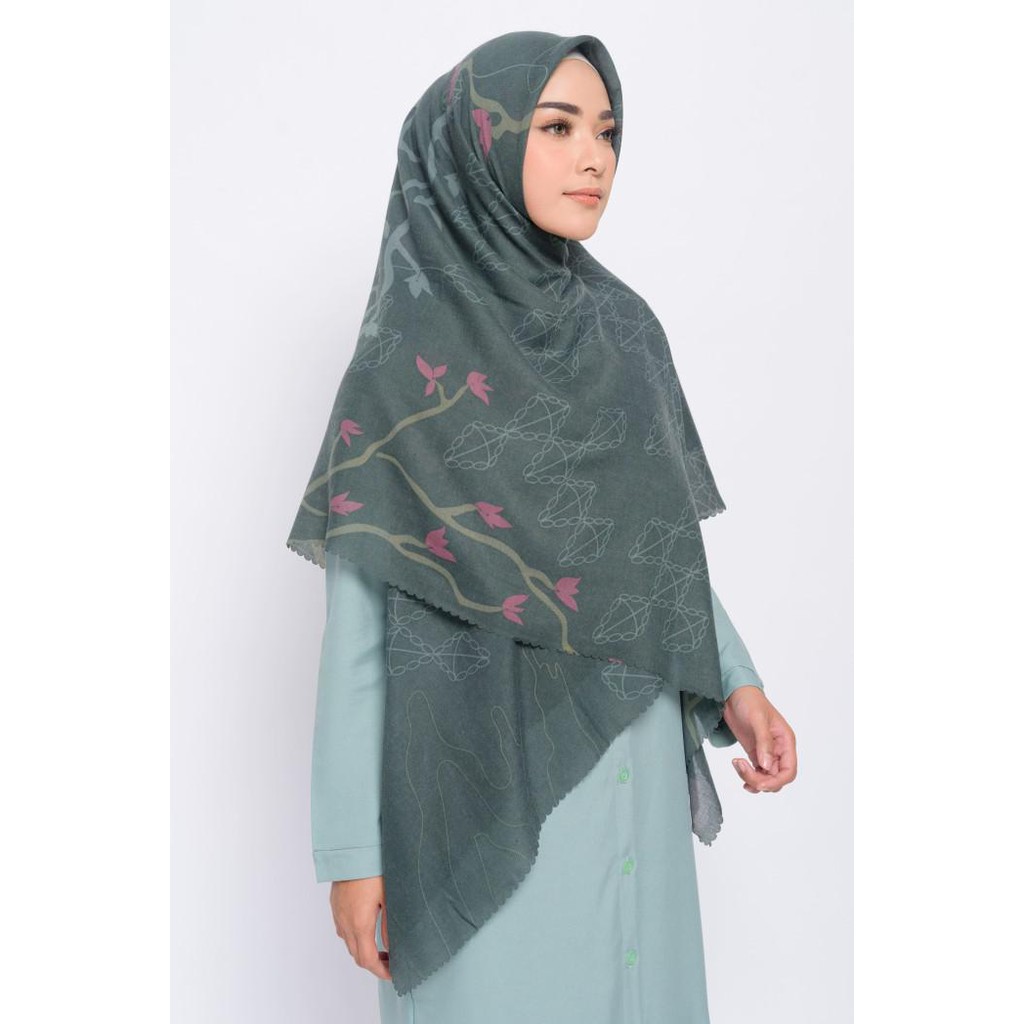 Extra Cashback Zm Zaskia Mecca - Hijab Syari Pulau Muna Emerald Kerudung Termurah