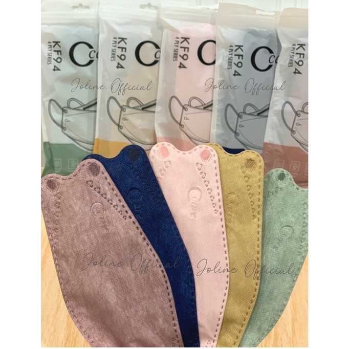 Masker KF94 C Care Korea Emboss Warna Warni / Masker Dewasa KF94 Mouson CCARE Evo Careion WeMask Isi 10 Pcs