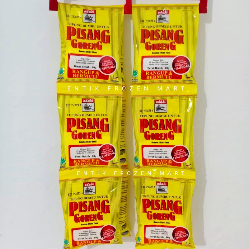 

Adabi Tepung Bumbu Pisang Goreng 80gr