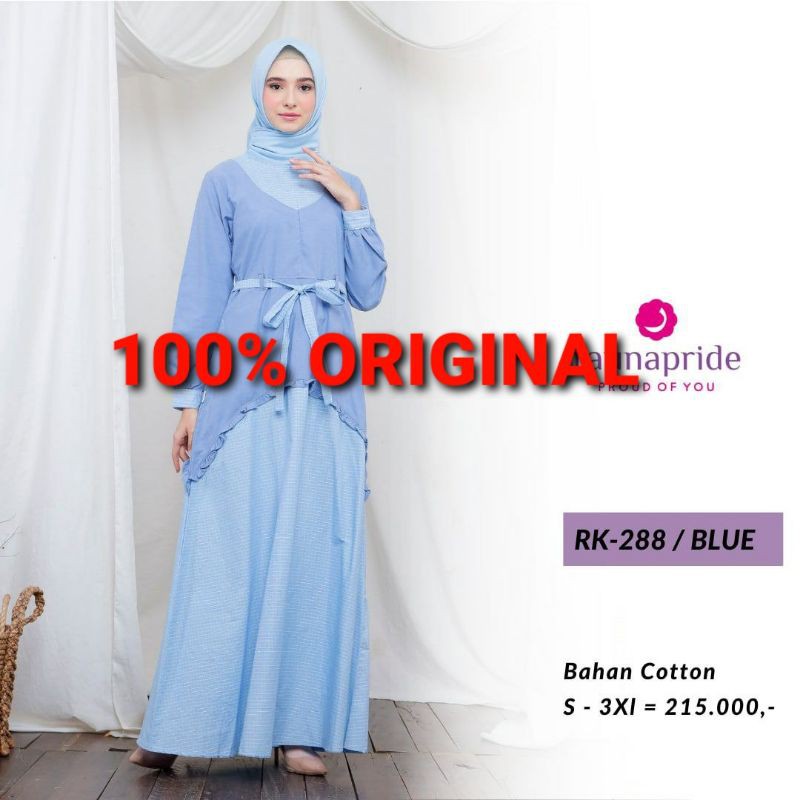 RAUNA GAMIS RK 288 RK 289 RK 290 | RAUNA GAMIS KATUN | GAMIS TERBARU LEBARAN 2021 | GAMIS TERMURAH