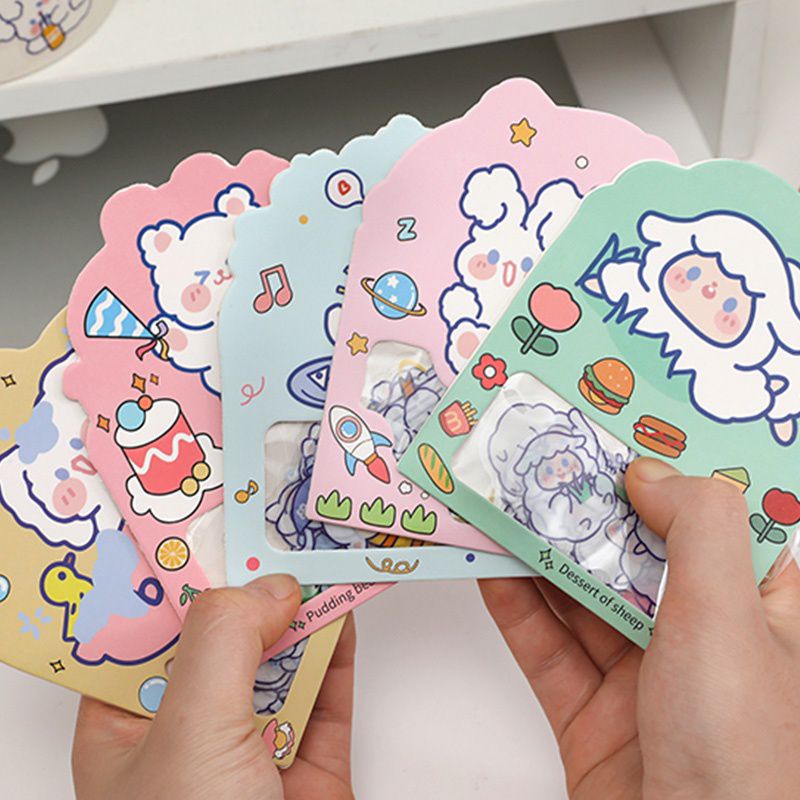 

[Ai's] 24 pcs Stiker kartun hewan lucu deco diary / Stationery Deco Sticker Cute Animal