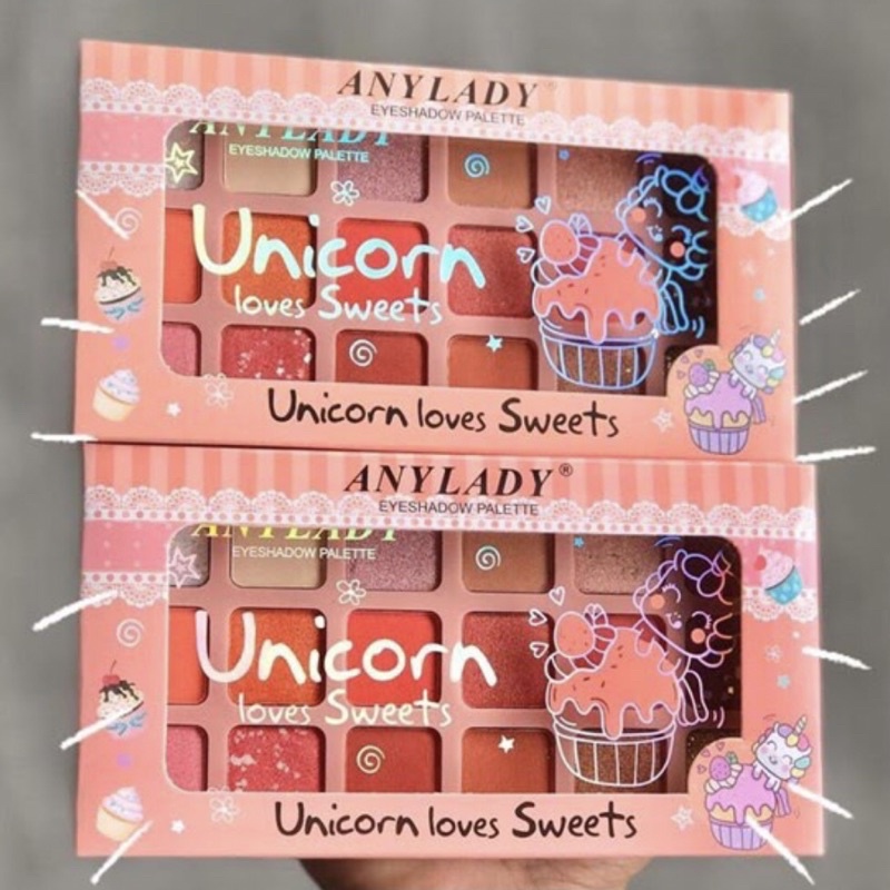 AnyLady Unicorn Loves Sweets Eyeshadow Palette | MAKE UP