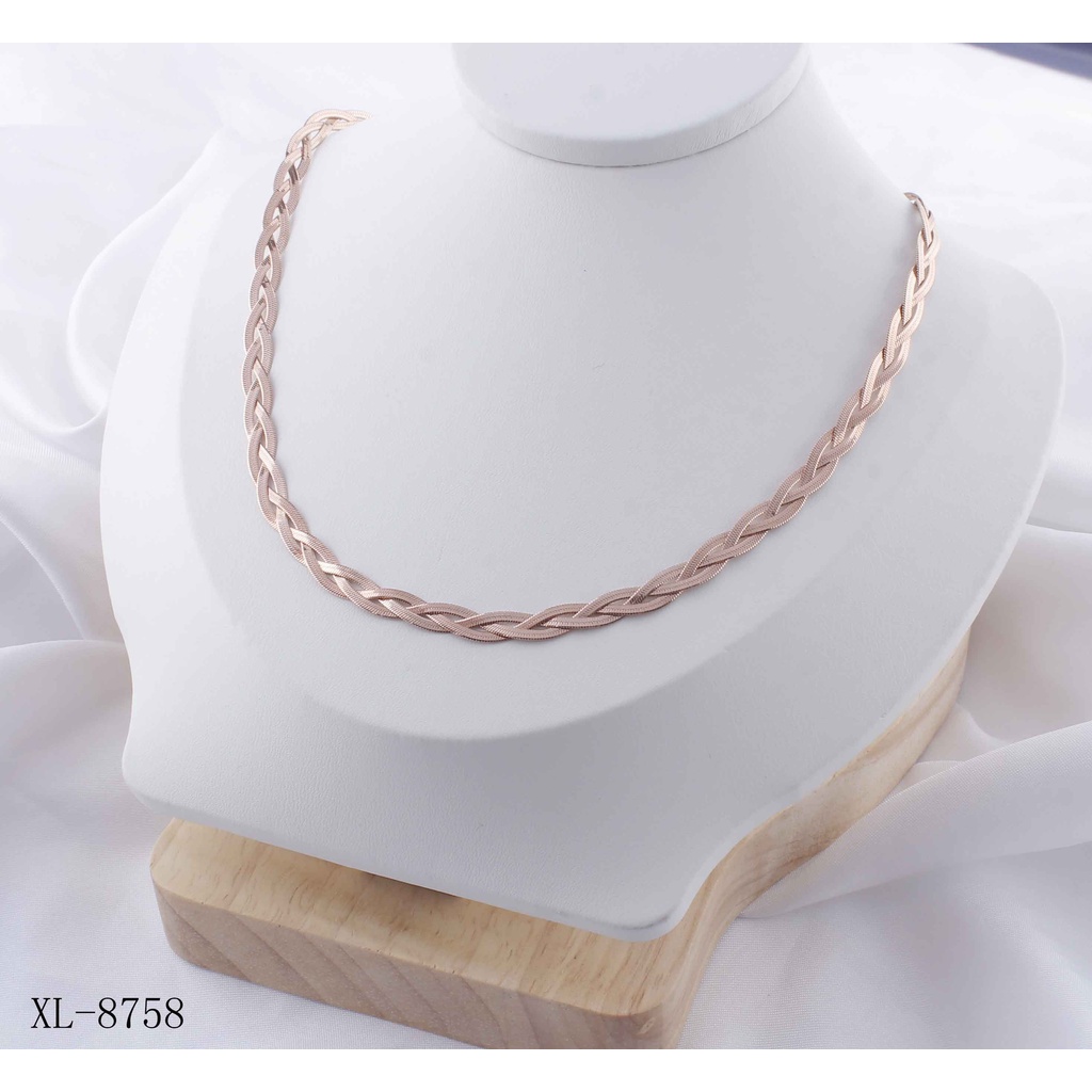 Set Titanium Perhiasan Kalung Dan Gelang Fashion Jewelry 8758/3198
