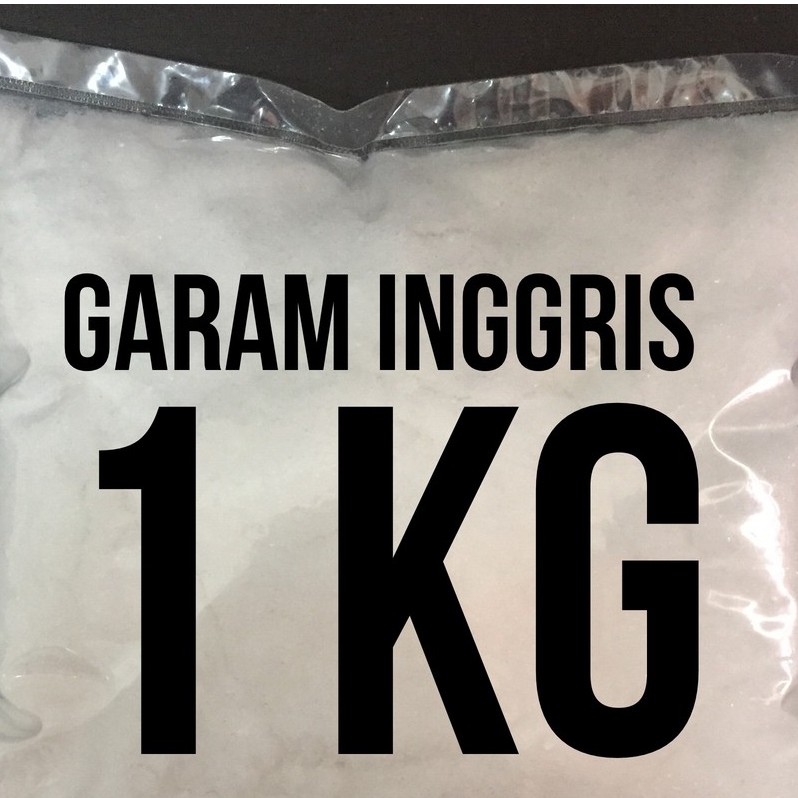 

Garam Inggris Foodgrade / MgSO4 / Epsom Salt / Magnesium Sulfat 1 Kg