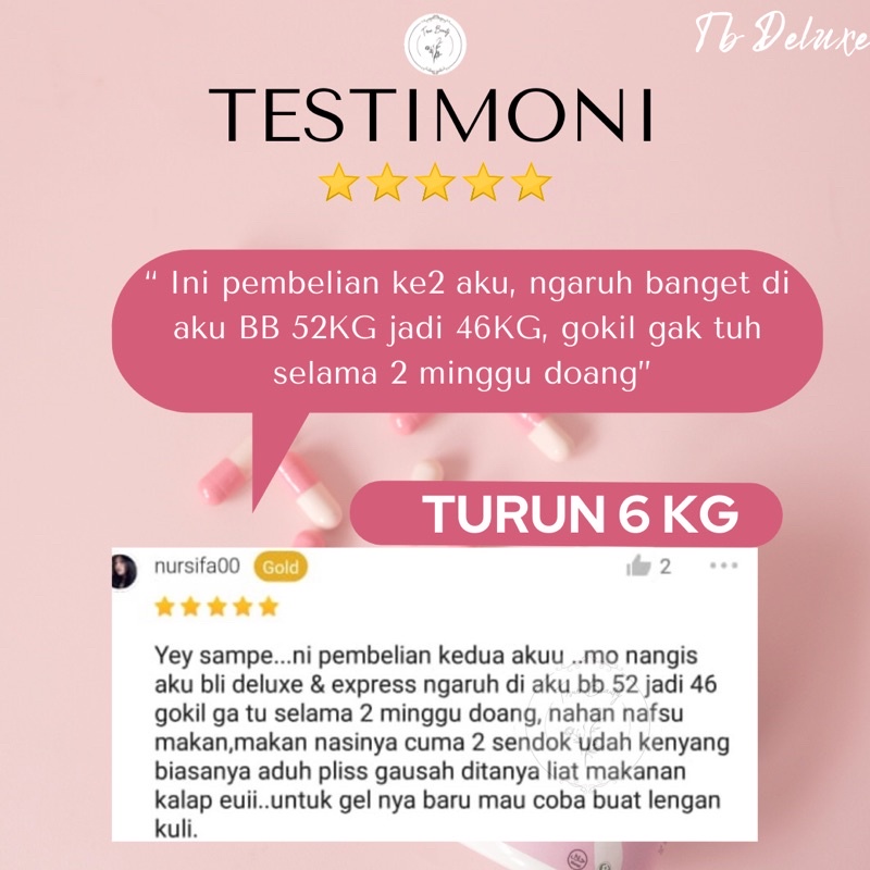 TBS DELUXE , OBAT DIET ARTIS , PELANGSING HERBAL ALAMI , Menahan Napsu makan berlebih Dan Peluntur lemak badan ampuh