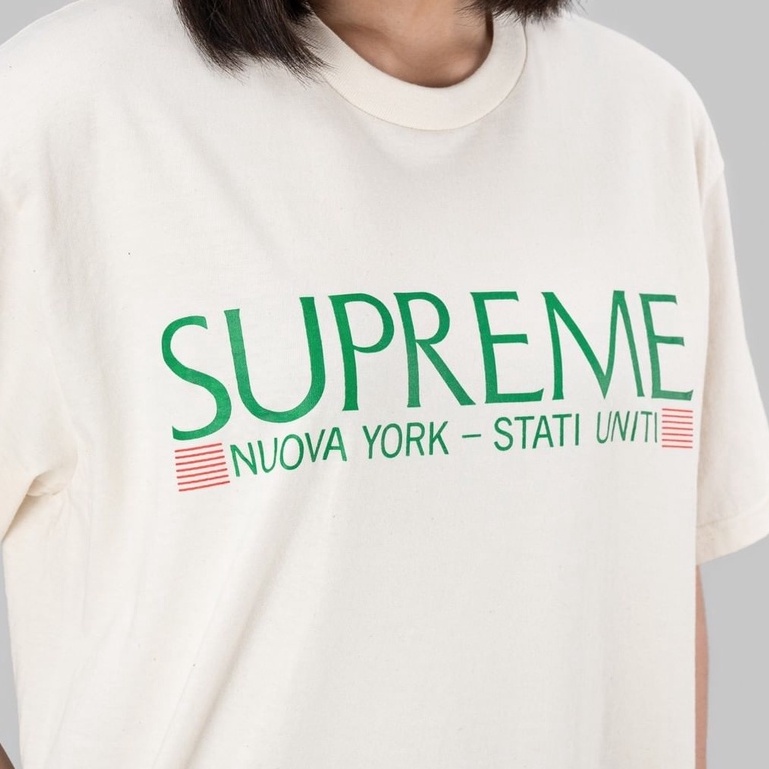 Supreme Nuova York Natural Tee