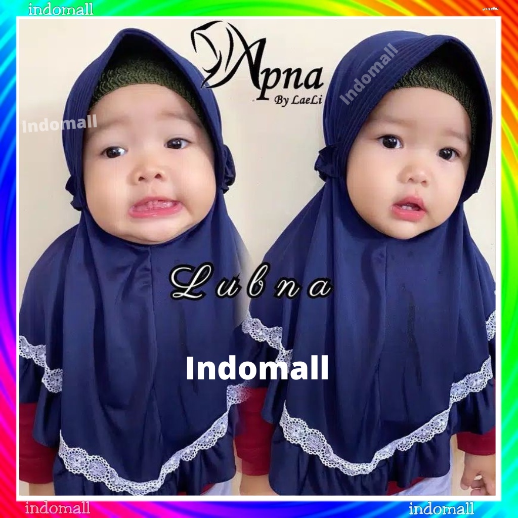 Kerudung Bayi 0 6 Bulan Sampai 2 Tahun Lubna Jilbab Anak Jilbab Bayi 0 6 Bulan Kerudung Bayi 6 12 Bu