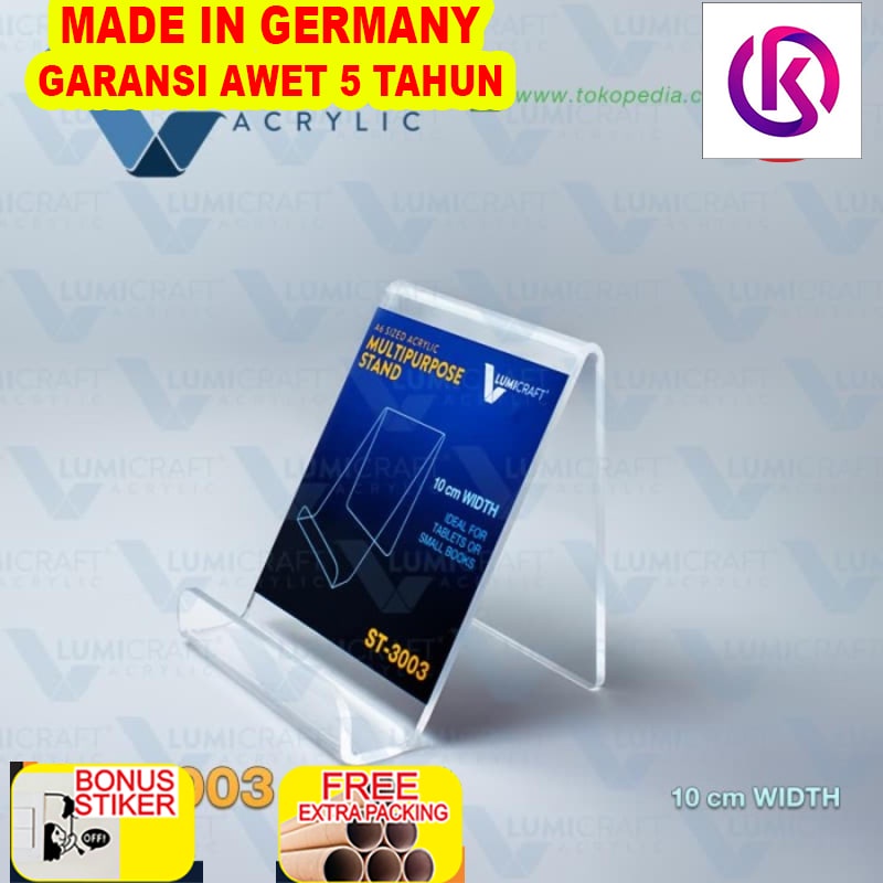 

Grosir Stand Akrilik Multifungsi / Multipurpose Stand - 10 cm (A6)