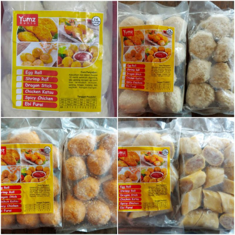 

PRODUK BENTO / EGG ROLL / KAKI NAGA / SPICY CHICKEN / SHRIMP ROLL / FROZEN FOOD