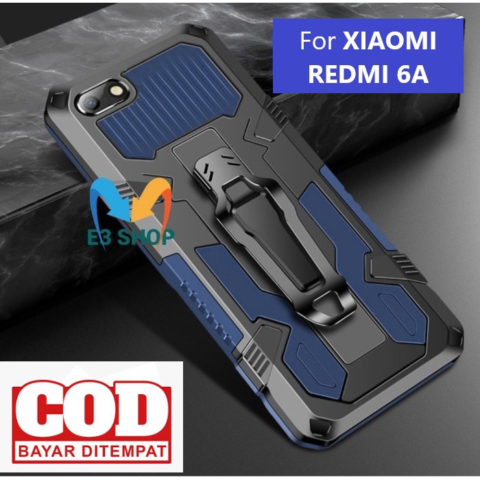 COD ACC HP XIAOMI REDMI 6A CASING STANDING BACK KLIP HARD CASE HP ROBOT NEW COVER cod case hp casing