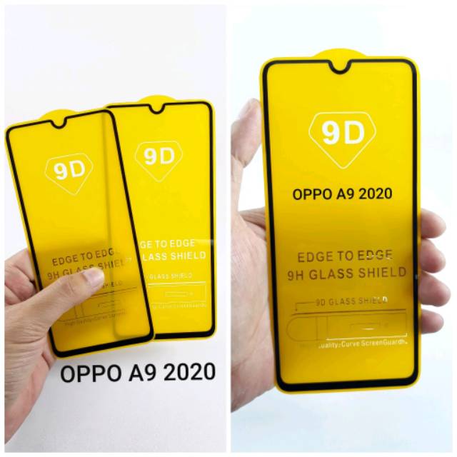 Tempered glass oppo A9 2020 full cover