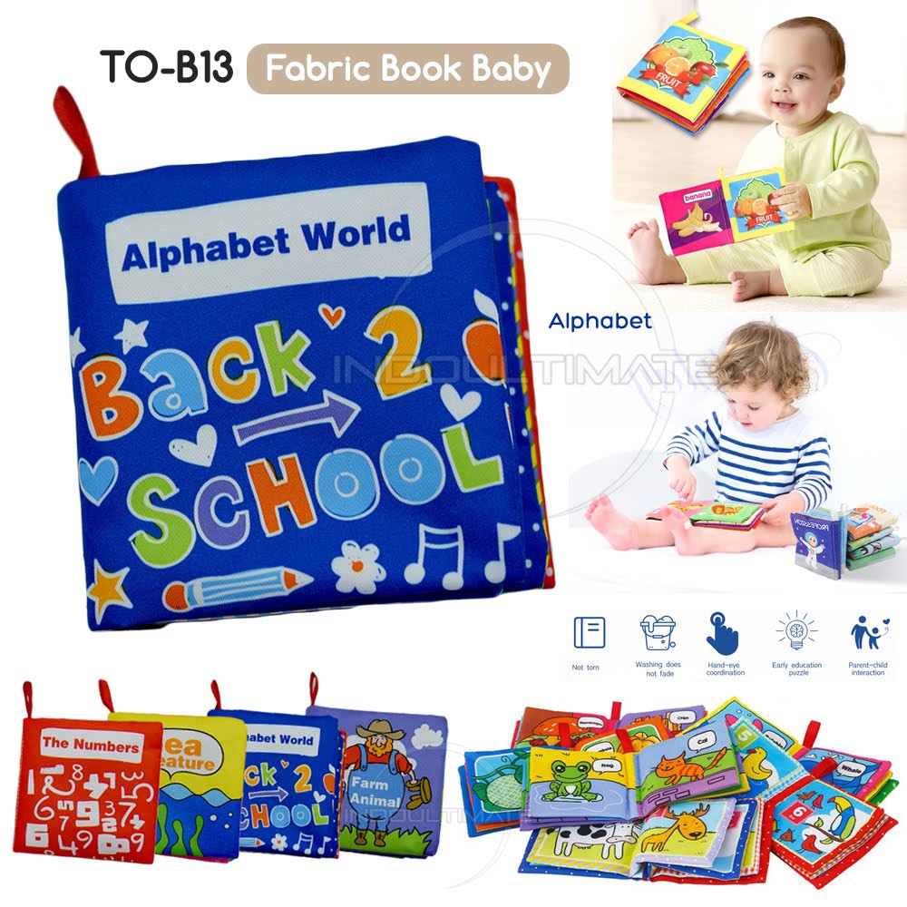 Buku Bantal Soft Book Edukatif Buku Cerita Buku Mainan  