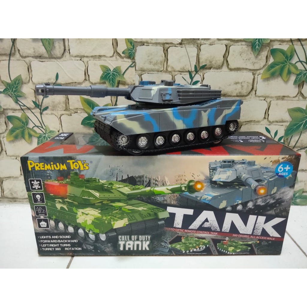 MAINAN TANK BAJA REMOT RC TANK REMOTE KENDARAAN TEMPUR PERANG MILITER ARMY