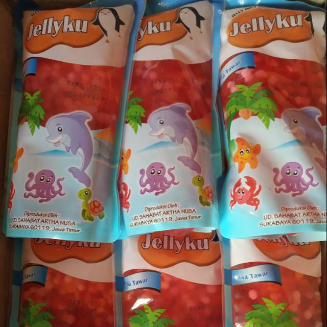 

*Lisshop_Sidoarjo* JELLY KU RASA TAWAR BULAT-BULAT WARNA-WARNI