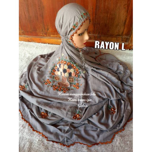Mukena terusan Rayon tile
