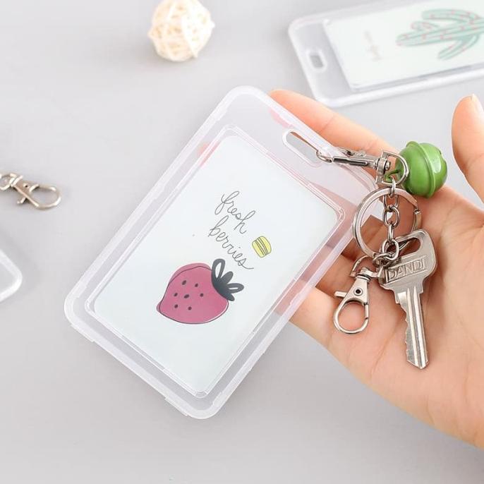 

BISA BAYAR DITEMPAT Tempat Kartu / ID Card Holder Bening Ukuran Normal SALE Kode 1448