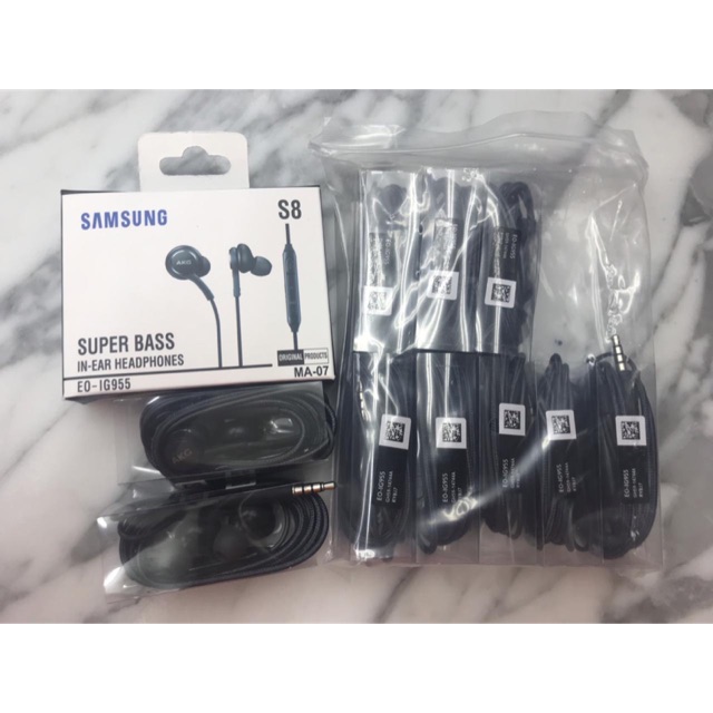headset samsung s8 / s8+ handsfree earphone + design by AKG