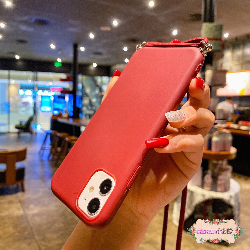 SOFTCASE SLINGCASE TALI LANYARD CANDY VIVO Y83 Y91 Y93 Y95 Y91C Y1S CS1309