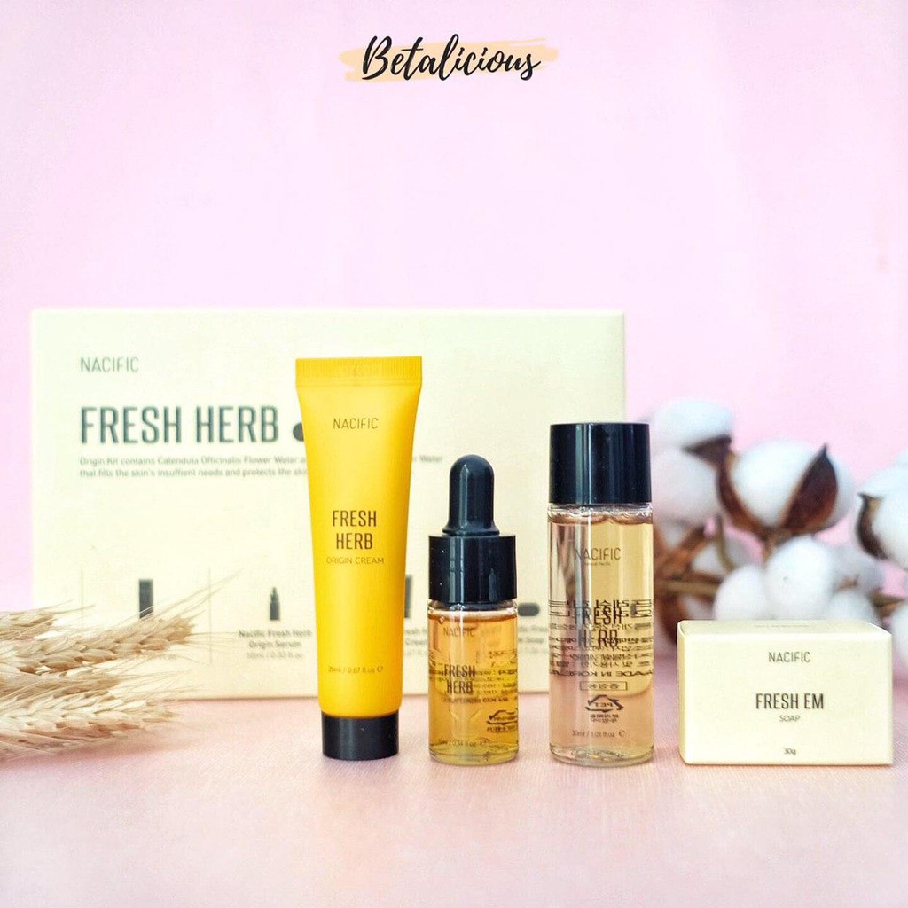 NACIFIC Fresh Herb Origin Starter Kit Shopee Indonesia