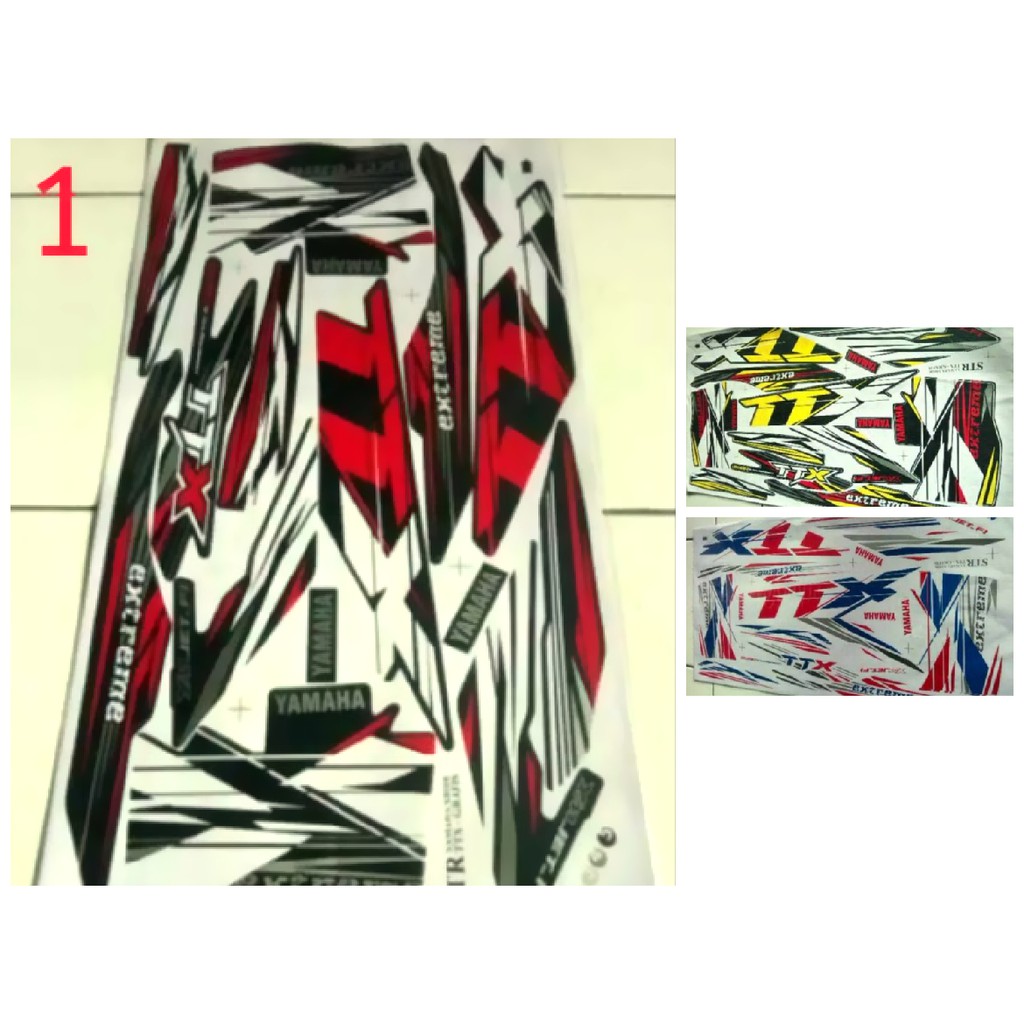 STRIPING STIKER VARIASI YAMAHA XRIDE TTX - GRAFIS