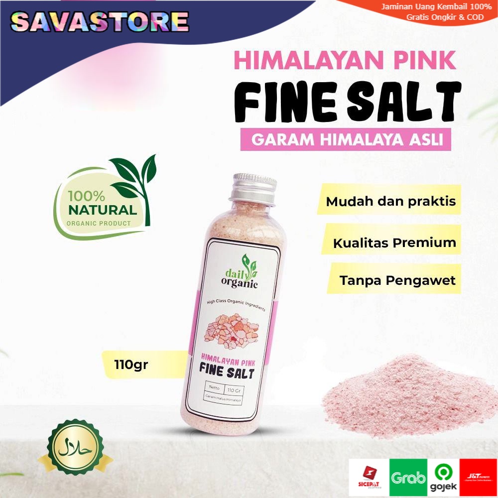 Himalayan Pink Salt Fine Garam Himalaya 110 gram