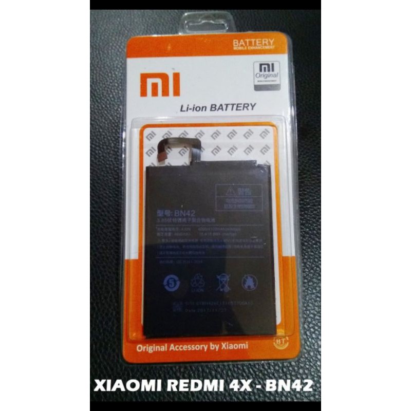 BATERAI BATTERY BATRE HP XIAOMI REDMI 4 - BN42