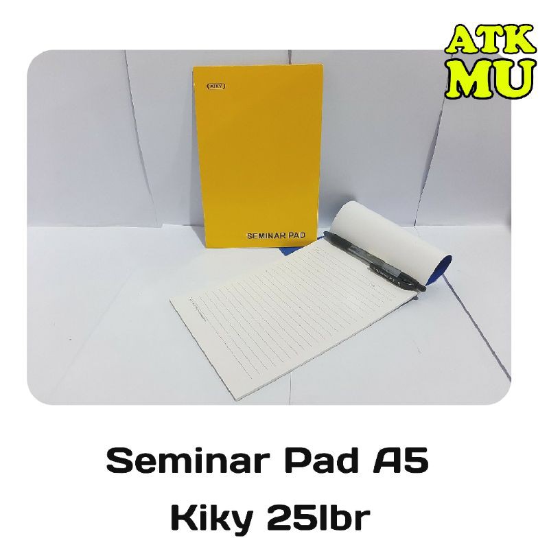 

Buku Seminar Pad Merk KIKY Ukuran A5 (15x20cm)